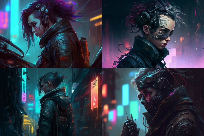 Crear Imagenes De Cyberpunk Con Inteligencia Artificial