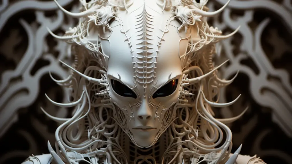 Arquitectura Biomecánica: Retrato de una Deidad Alienígena